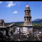 Un pueblo devastado por un volcán