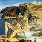 Este cuadro, pintado en 1934, muestra la visión del pintor sobre el sexo femenino, enmarcado dentro del cabo de Creus.