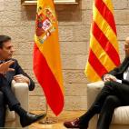 Durante el encuentro, Sánchez ha propuesto a Torra que la mesa de gobiernos se constituya este mismo mes.