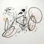 Bicicleta, años 1980. Número de piezas: 893 Photo credit: ©2013 Todd McLellan. Photo reproduced with the permission of Thames & Hudson.