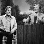 En un programa de televisión con su hijo Michael