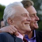 Junto a su hijo Michael