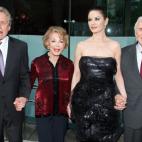 Junto a Michael Douglas, Anne Douglas y Catherine Zeta-Jones