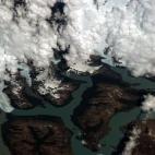 "Tonight's Finale: Nature inspires awe - cloud, ice and rock in southern South America."