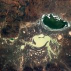 "This green Aussie lake somehow reminds me of a haggis."