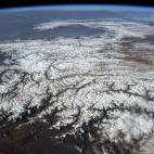 "Tonight's Finale: The Himalayas to the horizon, gives me such a feeling of wild grandeur."