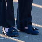 Durante un acto en Malta optó por unos cómodos mocasines