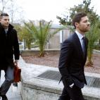 Xabi Alonso, en la Audiencia Provincial de Madrid.