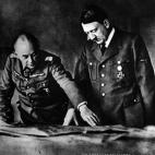 April 1943: German Nazi dictator Adolf Hitler planning his next move. (Photo by Hulton Archive/Getty Images)