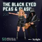 Trajes de cuero satinados, grandes éxitos, el apoyo del cantante de Guns n' Roses, el guitarrista de Slash y Usher..., y aún así The Black Eyed Peas no consiguió satisfacer al público. Por suerte, el show no es el único gran evento que tie...