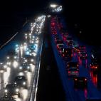 Atascos en Alemania por los cortes, como en esta zona de Bochum