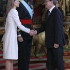 Aunque primero dijo que tenía previsto un viaje a Estados Unidos, finalmente acudió el pasado 19 de junio a la proclamación de Felipe VI.
