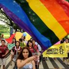 Desfile en Manila, Filipinas.