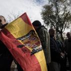 Muchas banderas previas a la democracia se han paseado hoy por Mingorrubio.