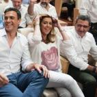 Pedro Sánchez y Susana Díaz, en Sevilla