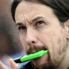 Pablo Iglesias, en Oviedo