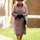 Tras la misa de Navidad en Sandringham.