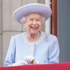 En el balcón de Buckingham, celebrando su Jubileo de Platino.