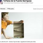 En una caja de cartón. Sólo se necesita la caja, tijeras, pegamento y un ratito de tu tiempo.