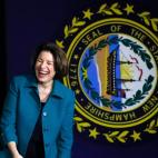 Siempre expresiva. Aquí, en Exeter