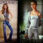 Ya es complicado de entender que en Ralph Lauren diera el visto bueno para publicar estas fotos... Le llovieron críticas por la extrema delgadez de las modelos, cuyas cabezas parecen retocadas para parecer un poco mayor y acentuar así el efect...