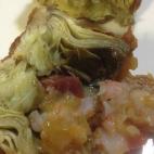 Llevan gambas, taquitos de jamón, huevo batido y cebolla. Tienes la receta en Cookpad.