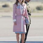 Bienvenida de los reyes a Abdalá y Rania de Jordania a su llegada al aeropuerto de Madrid.