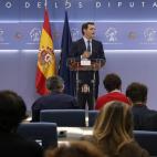 El líder de Cs, Albert Rivera, en el Congreso de los Diputados para valorar la sentencia del 'procés'