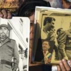 Muchos se han acercado con fotos de Fidel Castro