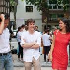 &Iacute;&ntilde;igo Errej&oacute;n, Eduardo Rubi&ntilde;o y Rita Maestre, de M&aacute;s Madrid.