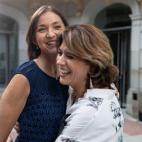 Las ministras de Industria, Reyes Maroto, y de Justicia, Dolores Delgado