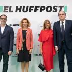 El director de 'El Huffpost', Guillermo Rodr&iacute;guez, la presidenta del Congreso, Meritxell Batet, la periodista Esther Palomera y el portavoz del PSOE en la Asamblea de Madrid, &Aacute;ngel Gabilondo