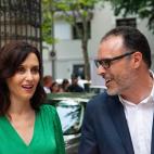 Isabel D&iacute;az Ayuso (PP) y Guillermo Rodr&iacute;guez (''El HuffPost')