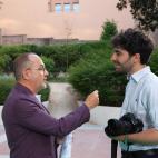 Carles Campuzano (PDeCAT) y Carlos Pina ('El HuffPost')