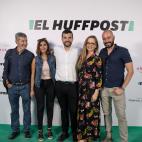 Julio Rodr&iacute;guez, Dina Bousselham y el equipo de Podemos Madrid