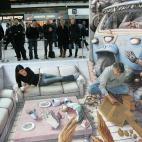 Obra de Kurt Wenner en Londres en 2007.