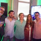 De derecha a izquierda: Jos&eacute; Luis Gonz&aacute;lez, Ana de Caso, Alberto de los Santos y Miguel Fern&aacute;ndez, el equipo de publicidad de 'El HuffPost'.