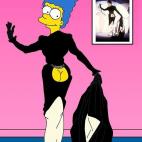 Con vestido de Thierry Mugler de 1995.