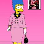 Con el Chanel rosa que llevaba Jackie Kennedy el día que el presidente Kennedy fue asesinado en Dallas, en 1963.