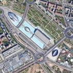 Ciudad de las Artes y las Ciencias en Valencia.