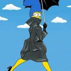 Como una modelo para una campaña de Avedon.