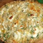 Con mascarpone, azul y parmesano rallado. Mira cómo prepararlo en Cookpad.