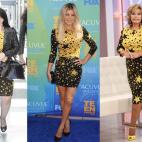 Por alguna raz&oacute;n el vistoso vestido de estrellas de Dolce y Gabanna gust&oacute; a las cantantes Alaska y Fergie y a la periodista Maria Teresa Campos.