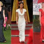 El impresionante pre-fall 2009 Alexander McQueen con el que Pipa Middleton salt&oacute; a la fama en la boda de su hermana se lo pusieron Lily Cole y Cameron D&iacute;az!