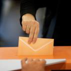 Votando en Barcelona