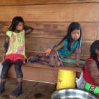 Niños de la tribu Emberá.