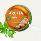 Patés de pollo y atún Argeta.