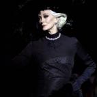 En el desfile de QASIMI, en la London Fashion Week de febrero.