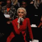 En primera fila para el desfile de Chado Ralph Rucci Spring 2013.