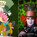 Johnny Depp (Mad Hatter, el sombrerero loco).
